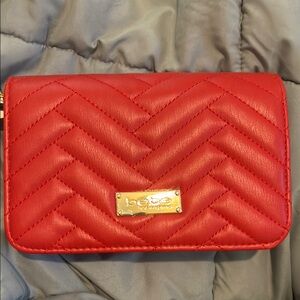 Bebe Red Quilted Women's Bag